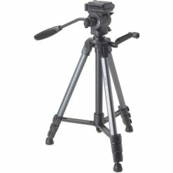 Carson Optical TR-200 The Rock Series 57.6'' 3-Way Fluid Panhead Full Sized 4-Section Tripod