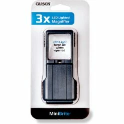 Carson Optical Carson® PO-25 MiniBrite 3x Magnifier - Pkg Qty 3
