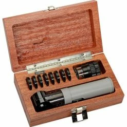 Fowler 52-664-609-0 10x Pocket Optical Comparator Set with Illuminator