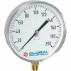 Global Industrial™ 4-1/2" Contractor Gauge, 160 PSI, 1/4" NPT LM, Stainless Steel