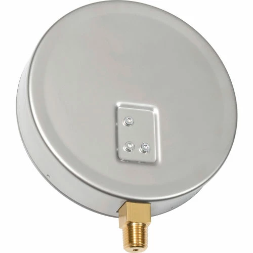 Global Industrial 4-1/2" Contractor Gauge, 100 PSI, 1/4" NPT LM, Stainless Steel - Image 3