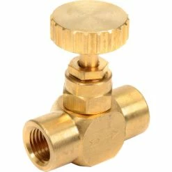 Weiss Instruments 1/4" NPT Brass Needle Valve