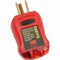 Gardner Bender GFI-3501 GFCI Outlet Tester, 120 Vac