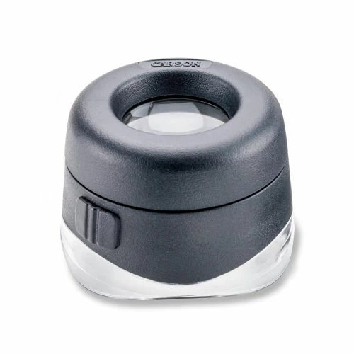 Carson Optical Carson VersaLoupe 10x LED Lighted Focusable Stand Loupe Magnifier, Black - Image 8