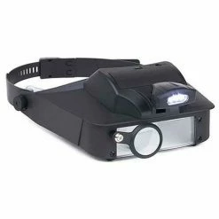 Carson Optical Carson® LV-10 LumiVisor™ LED Lighted 2x/3x/5x/6x Head Worn Magnifier