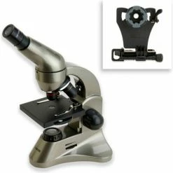 Carson Optical Carson® MS-040SP Biological Microscope & Universal Adapter for Smartphones Kit