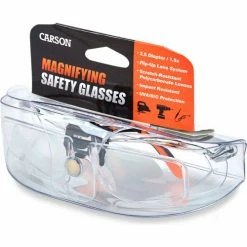 Carson Optical Carson® VM-20 Magnifying Safety Glasses 1.5x, 1.5x, Glass Magnifiers - Pkg Qty 3