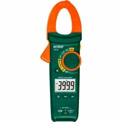 Extech MA440 AC Clamp Meter with Non-Contact Voltage Detector, 400A, Green/Orange