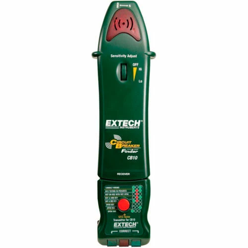 Extech CB10 AC Circuit Breaker Finder/Tester, Green