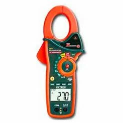 Extech EX810 Clamp Meter, Orange/Green, Clamp-On IR Meter W/Ac Current