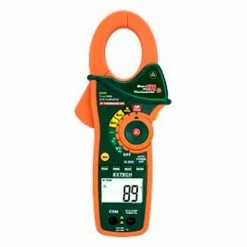 Extech EX840 True RMS Clamp/DMM & IR Thermometer, Orange/Green