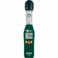 Extech HT30 Heat Stress WBGT (Wet Bulb Globe Temperature) Meter, Green/Orange