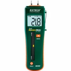 Extech MO260 Combination Pin/Pinless Moisture Meter, Reachargeable, 0.44"L