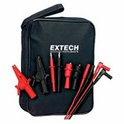 Extech TL808-KIT Electronic Test Lead Kit, Banana Plug, Stainless Steel, 42"L