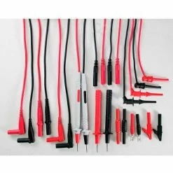 Extech TL841 Test Lead Kit, Banana Plug, Stainless Steel, 42"L