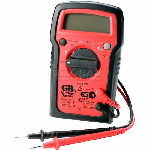 Gardner Bender Auto Ranging Digital Multimeter, 7 Functions