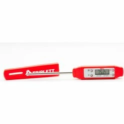 Tripplet Triplett Pocket Thermometer, 2.9” Stainless Steel Probe, Red