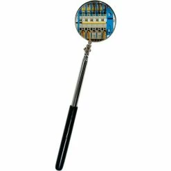 Tripplet Triplett Telescoping Inspection Mirror, Extends to 20", Black Vinyl Grip