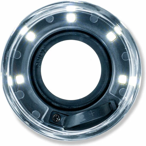 Carson Optical Carson VersaLoupe 10x LED Lighted Focusable Stand Loupe Magnifier, Black - Image 7