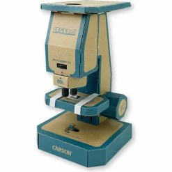 Carson Optical Carson Optigami Build-Your-Own Cardboard Microscope Kit, Tan