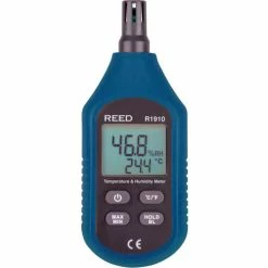 Reed Instruments Compact Thermo-Hygrometer, 5/99%Rh, 14/140°F, -10/60°C