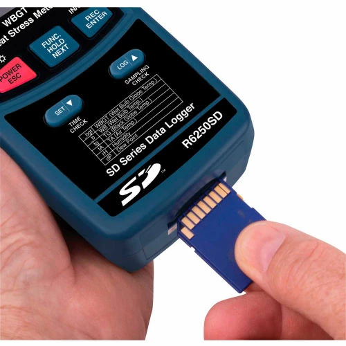 Reed Instruments Data Logging Heat Stress Meter with Wet Bulb Globe Temperature - Image 3