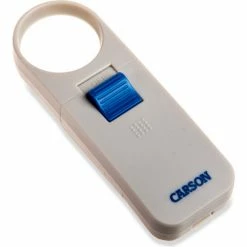 Carson Optical Carson Illuminated Hand-Held Aspheric Magnifier, 1.5", 7x LED Lighted, White