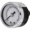 PIC Gauges 2" Utility Pressure Gauge, 1/8" NPT, Dry Fillable, 0/200 PSI, Ctr Back Mount, 102D-208G