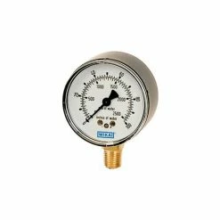 Wika Instruments 2.5" Type 611.10 60INH2O/mmH2O VAC Gauge - 1/4" NPT CBM Steel