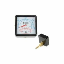 Weiss Instruments 4" Boiler Gauge, 1/2" NPT Rear, 80-320F, 0-200PSI