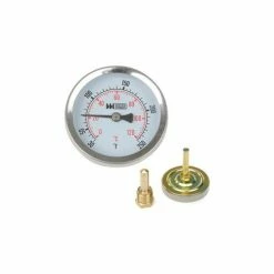 Weiss Instruments 2 1/2" dial, 30-250F, 1/2" NPT rear