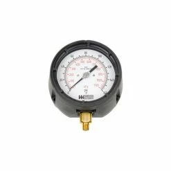 Weiss Instruments 4 1/2", 1/4" NPT brass, 0-30 PSI
