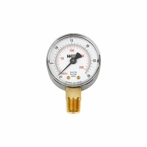 Weiss Instruments 2" dial, 1/4" NPT bottom, 0-160PSI